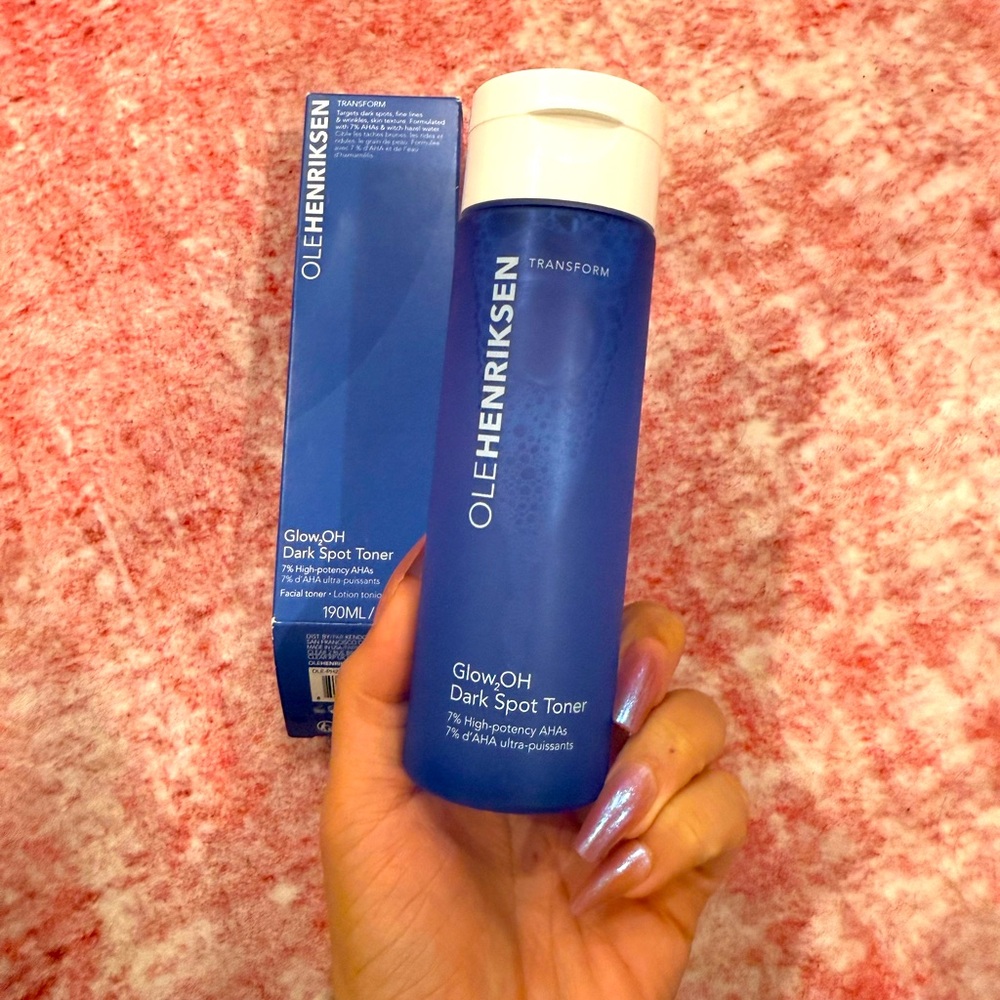 OLEHENRIKSEN Glow2OH 7% AHA Exfoliating Dark Spot Toner Full Size NEW IN BOX